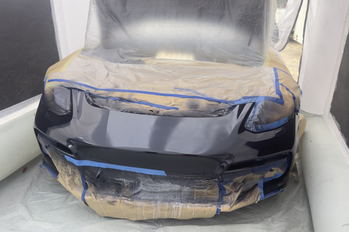 OEM Paint Match & Refinishing before